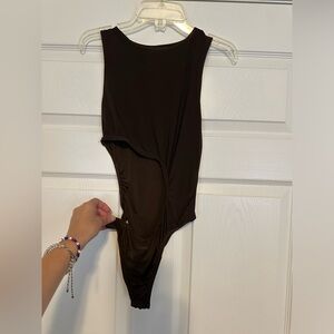 Brown bodysuit